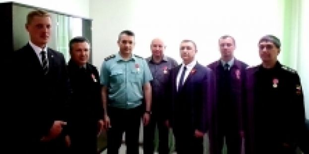 Награждение сотрудников УФССП России по Севастополю, медалью &quot;ПОМНИМ 1941-1945 гг&quot;